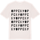 Vintage White t-shirt med Oppeby ordlek t-shirt