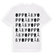 Oppråby ordlek t-shirt