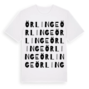 Örlinge ordlek t-shirt – ekologisk bomull t-shirt från Pinshirt