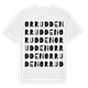 Orrudden ordlek t-shirt