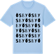 Blue Soul t-shirt med Ösby ordlek t-shirt