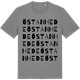 Mid Heather Gray t-shirt med Östanhede ordlek t-shirt