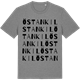 Mid Heather Gray t-shirt med Östankil ordlek t-shirt