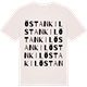 Vintage White t-shirt med Östankil ordlek t-shirt