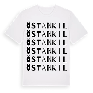 Östankil ordlek t-shirt – ekologisk bomull t-shirt från Pinshirt