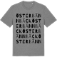 Mid Heather Gray t-shirt med Öster Bännbäck ordlek t-shirt