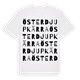 Öster Djupkärra ordlek t-shirt