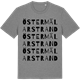 Mid Heather Gray t-shirt med Öster Mälarstrand ordlek t-shirt