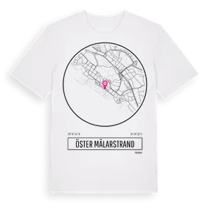 Öster Mälarstrand t-shirt – ekologisk bomull t-shirt från Pinshirt