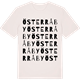 Vintage White t-shirt med Öster Råby ordlek t-shirt
