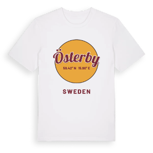 Österby cirkel t-shirt – ekologisk bomull t-shirt från Pinshirt