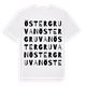 Östergruvan ordlek t-shirt