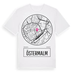 Östermalm t-shirt – ekologisk bomull t-shirt från Pinshirt