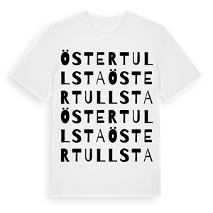 Östertullsta ordlek t-shirt – ekologisk bomull t-shirt från Pinshirt