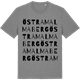 Mid Heather Gray t-shirt med Östra Malmaberg ordlek t-shirt