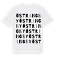Östringby ordlek t-shirt