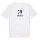 White t-shirt med Oti i Sverige t-shirt