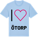 Blue Soul t-shirt med Jag älskar Ötorp t-shirt stort tryck
