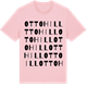 Pink Cotton t-shirt med Ottohill ordlek t-shirt