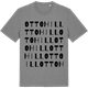 Mid Heather Gray t-shirt med Ottohill ordlek t-shirt