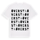 Översta ordlek t-shirt