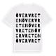 Övervreten ordlek t-shirt