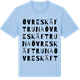 Blue Soul t-shirt med Övre Skäftruna ordlek t-shirt