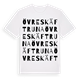 Övre Skäftruna ordlek t-shirt