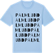 Blue Soul t-shirt med Palmlund ordlek t-shirt