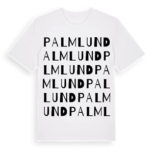 Palmlund ordlek t-shirt – ekologisk bomull t-shirt från Pinshirt