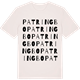 Vintage White t-shirt med Patringbo ordlek t-shirt