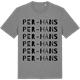 Mid Heather Gray t-shirt med Per-Hans ordlek t-shirt