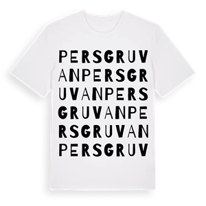 Persgruvan ordlek t-shirt – ekologisk bomull t-shirt från Pinshirt