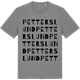 Mid Heather Gray t-shirt med Petterslund ordlek t-shirt