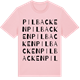 Pink Cotton t-shirt med Pilbacken ordlek t-shirt