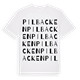 White t-shirt med Pilbacken ordlek t-shirt