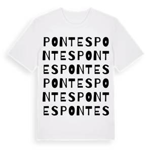 Pontes ordlek t-shirt – ekologisk bomull t-shirt från Pinshirt