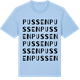Blue Soul t-shirt med Pussen ordlek t-shirt