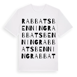 Rabbatsbenning ordlek t-shirt – ekologisk bomull t-shirt från Pinshirt