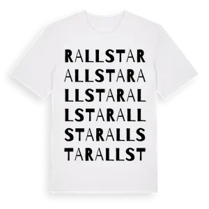 Rallsta ordlek t-shirt – ekologisk bomull t-shirt från Pinshirt