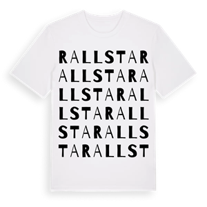 Rallsta ordlek t-shirt – ekologisk bomull t-shirt från Pinshirt