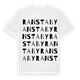 White t-shirt med Ransta By ordlek t-shirt