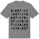 Mid Heather Gray t-shirt med Ransta By ordlek t-shirt