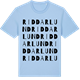 Blue Soul t-shirt med Riddarlund ordlek t-shirt