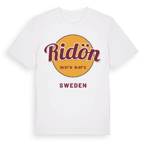 Ridön cirkel t-shirt – ekologisk bomull t-shirt från Pinshirt