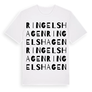 Ringelshagen ordlek t-shirt – ekologisk bomull t-shirt från Pinshirt
