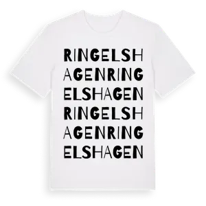Ringelshagen ordlek t-shirt – ekologisk bomull t-shirt från Pinshirt
