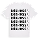 Rödmossa ordlek t-shirt