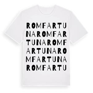 Romfartuna ordlek t-shirt – ekologisk bomull t-shirt från Pinshirt