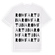 Romfartuna ordlek t-shirt